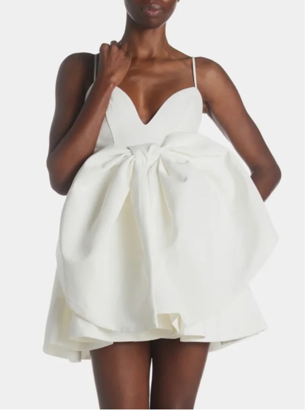 Bardot Annabelle Statement Bow Mini Dress